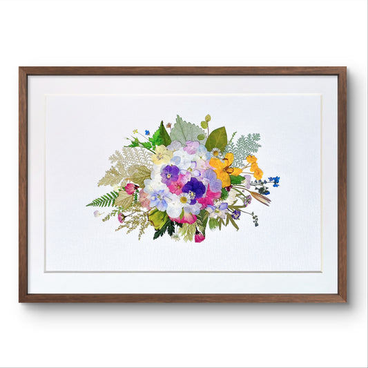 12.5 x 17 FLOWER WREATH