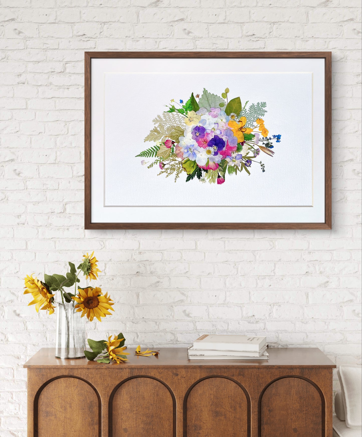 12.5 x 17 FLOWER WREATH