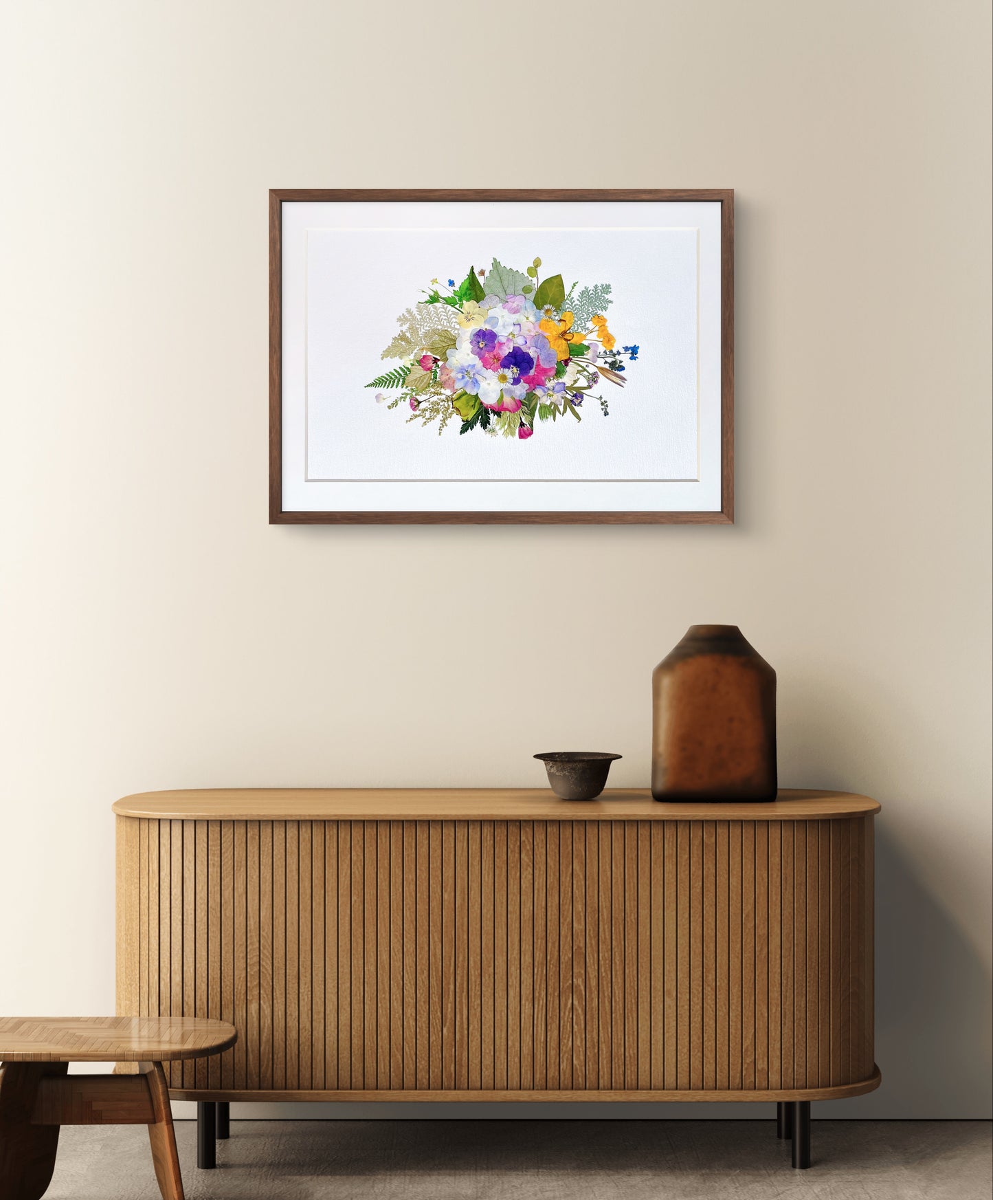 12.5 x 17 FLOWER WREATH