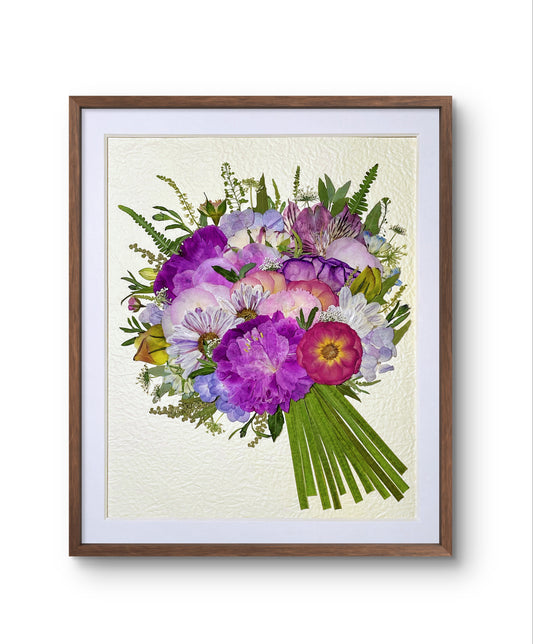 PURPLE FLOWER BOUQUET