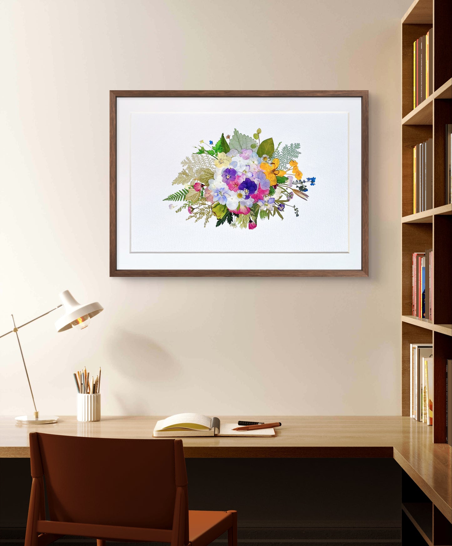 12.5 x 17 FLOWER WREATH