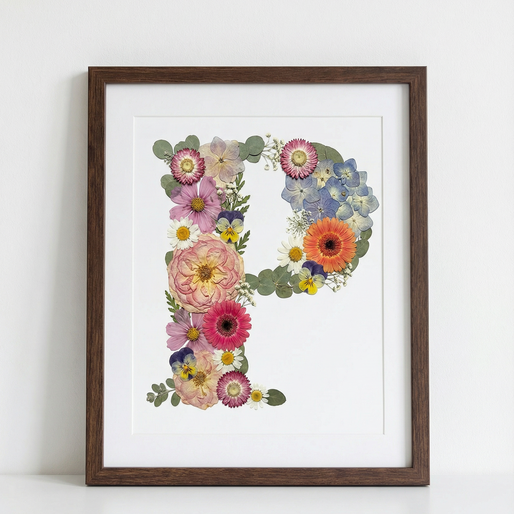 Personalized Floral Monogram
