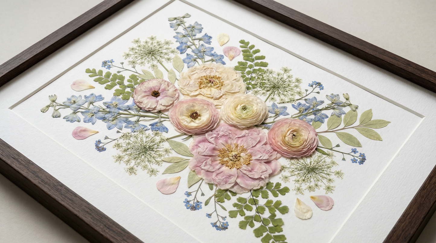 Blossoms of Pink & Blue