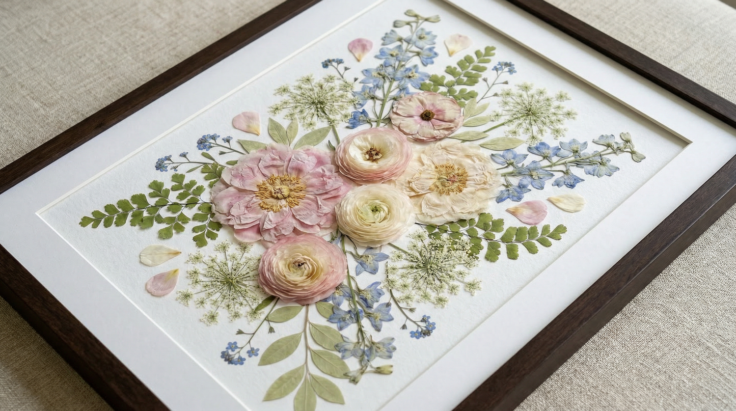 Blossoms of Pink & Blue