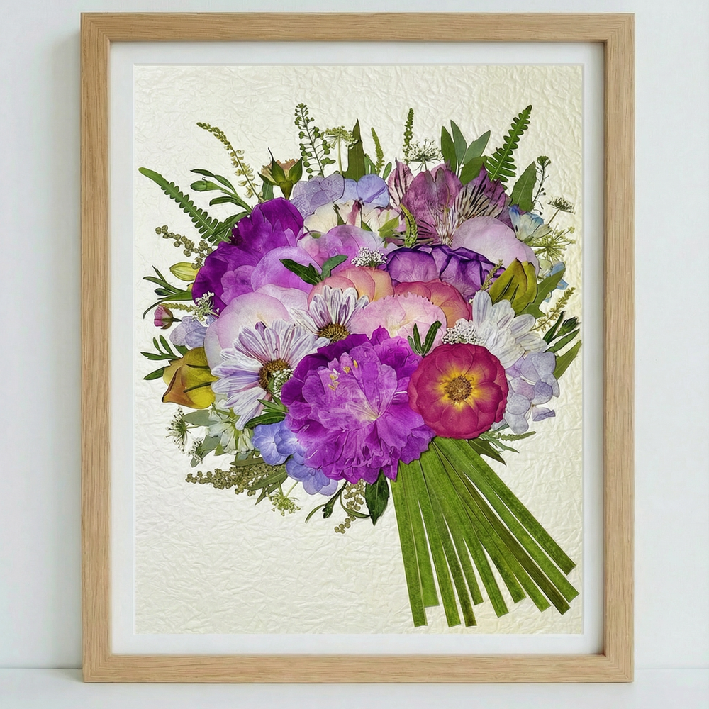PURPLE FLOWER BOUQUET
