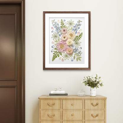 Blossoms of Pink & Blue