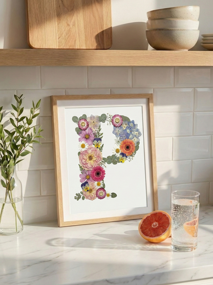 Personalized Floral Monogram