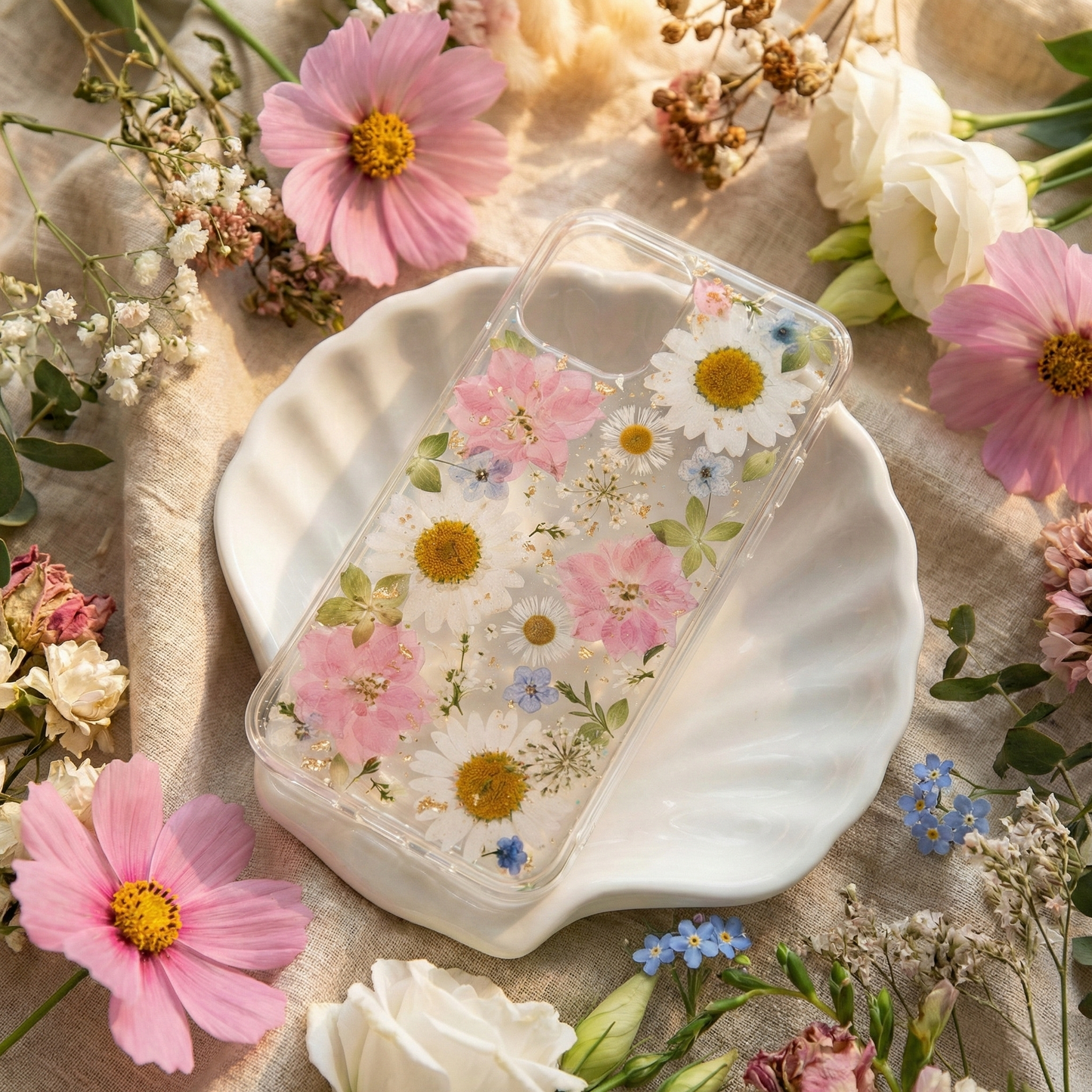 The Real Pressed Flower Case