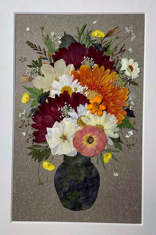 Vintage Frame - Flower In Vase