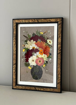 Vintage Frame - Flower In Vase