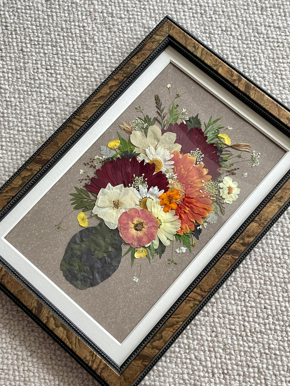 Vintage Frame - Flower In Vase