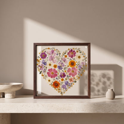 Two Birth Flowers, One Heart