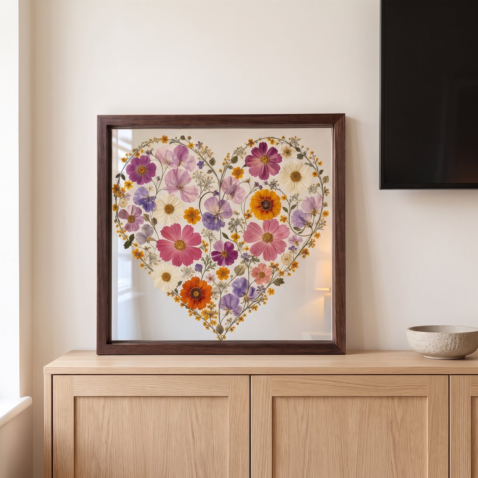 Two Birth Flowers, One Heart