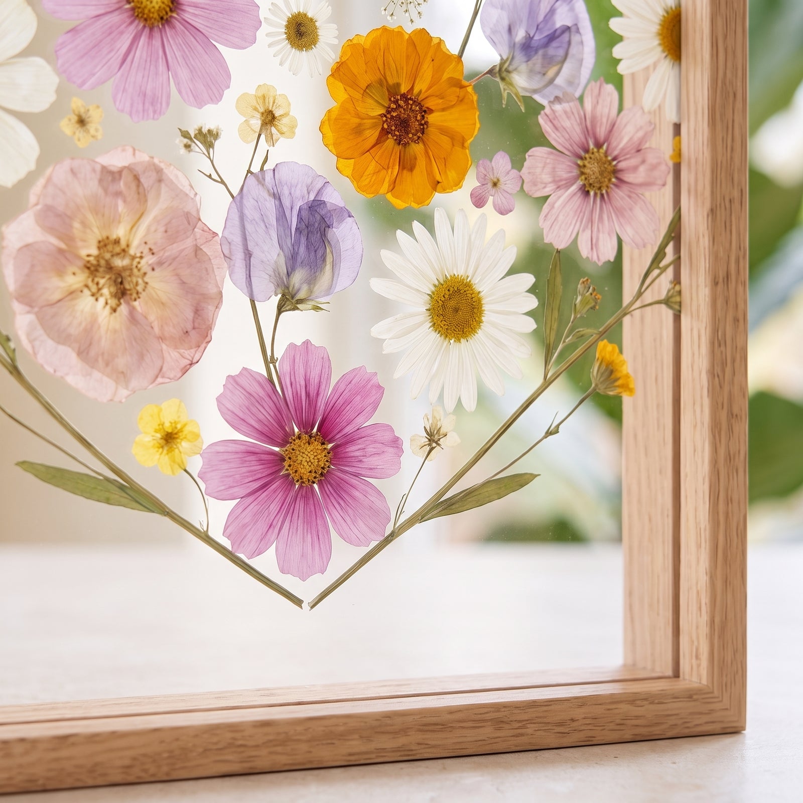 Two Birth Flowers, One Heart