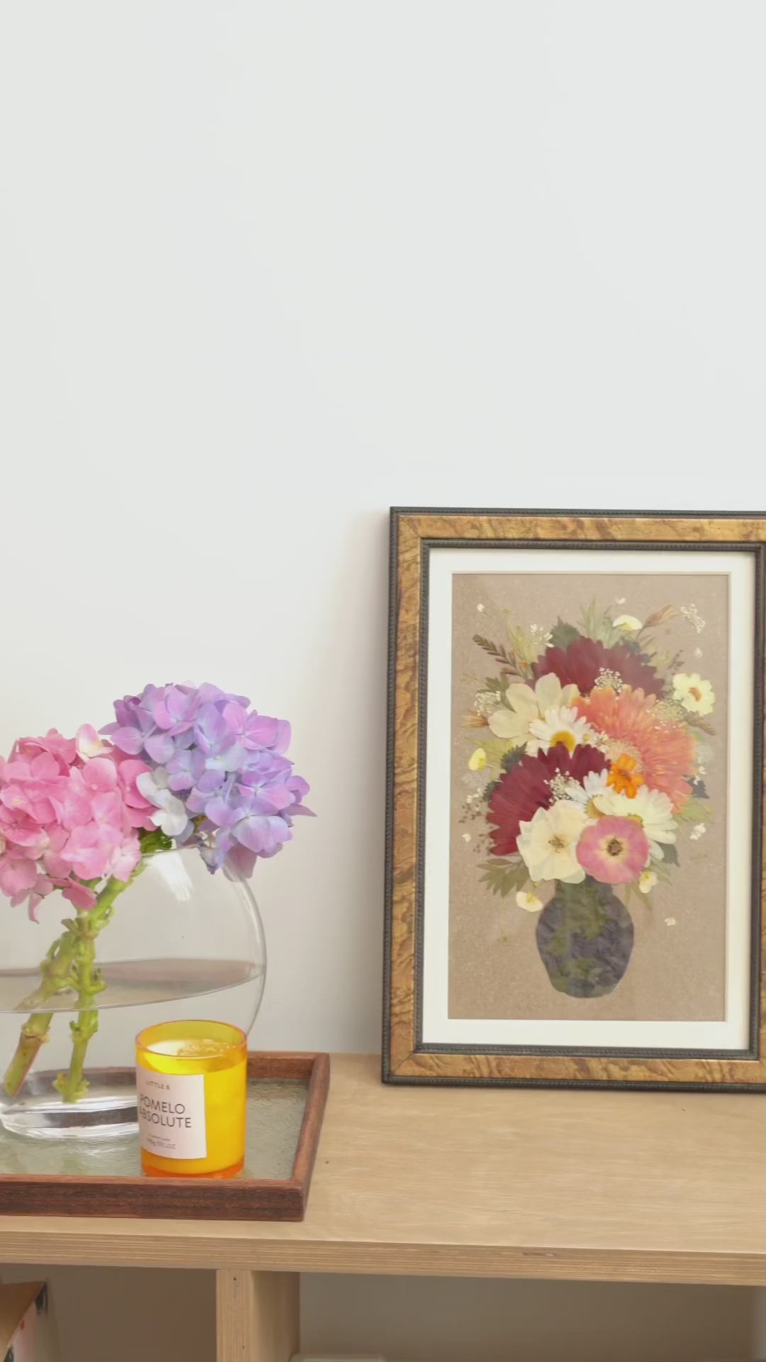 Vintage Frame - Flower In Vase